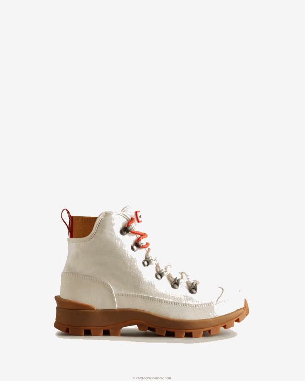 女性 Hunter 自然 キャンバス製砂漠コマンドーブーツ 8460V118