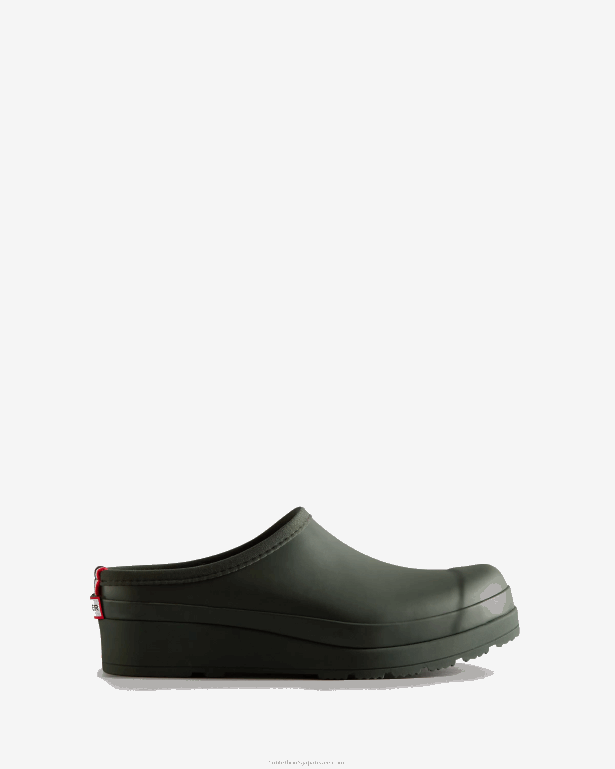 女性 Hunter 北極モスグリーン 下駄を履く 8460V142