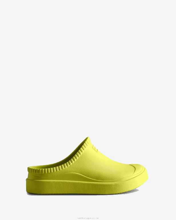 男性 Hunter ピリッとした黄色 イン/アウトブルーム下駄 8460V234