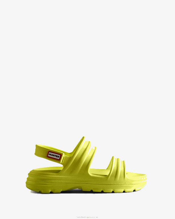 女性 Hunter ピリッとした黄色 ブルームサンダル 8460V243