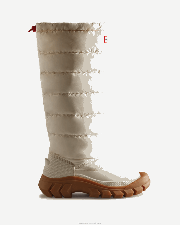 女性 Hunter ホワイトヤナギ/ガム イントレピッド インサレーテッド トール スノー ブーツ 8460V322