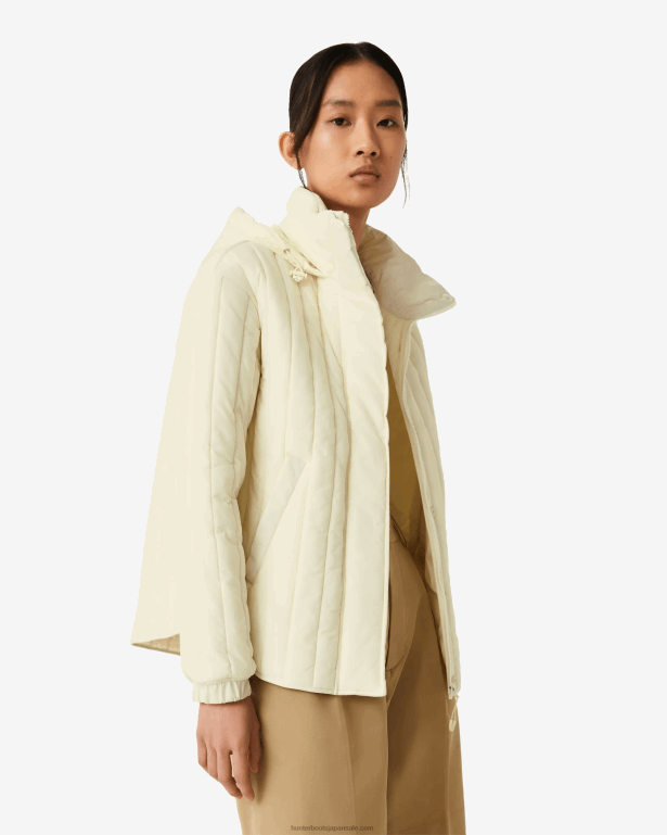 女性 Hunter 柔らかい砂 エクスプローラー リサイクル ナイロン キルティング ジャケット 8460V349