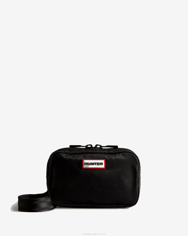 男性 Hunter 黒 ナイロンキーパーフォンポーチ 8460V394
