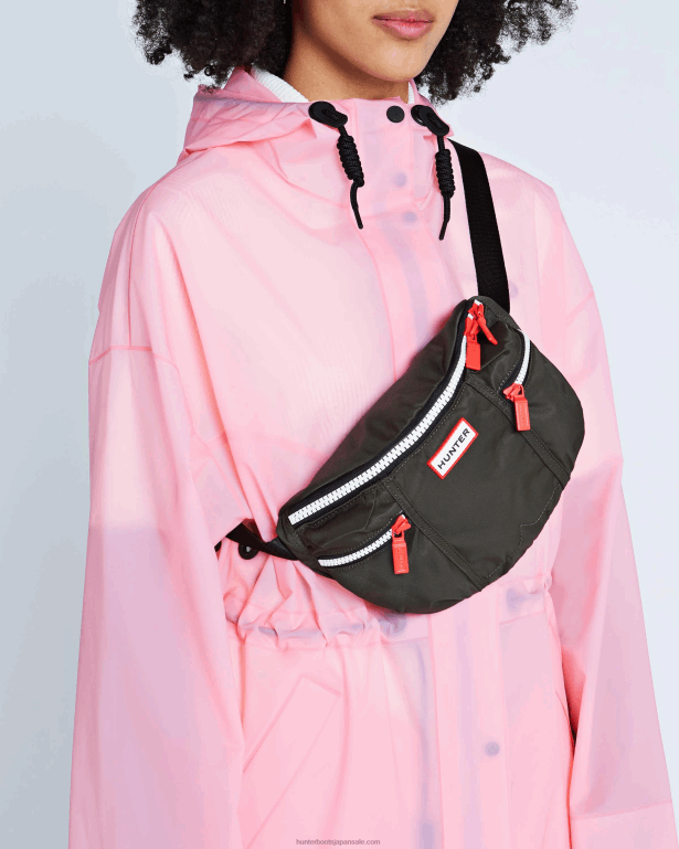 男性 Hunter ダークオリーブ ファニーパック 8460V438