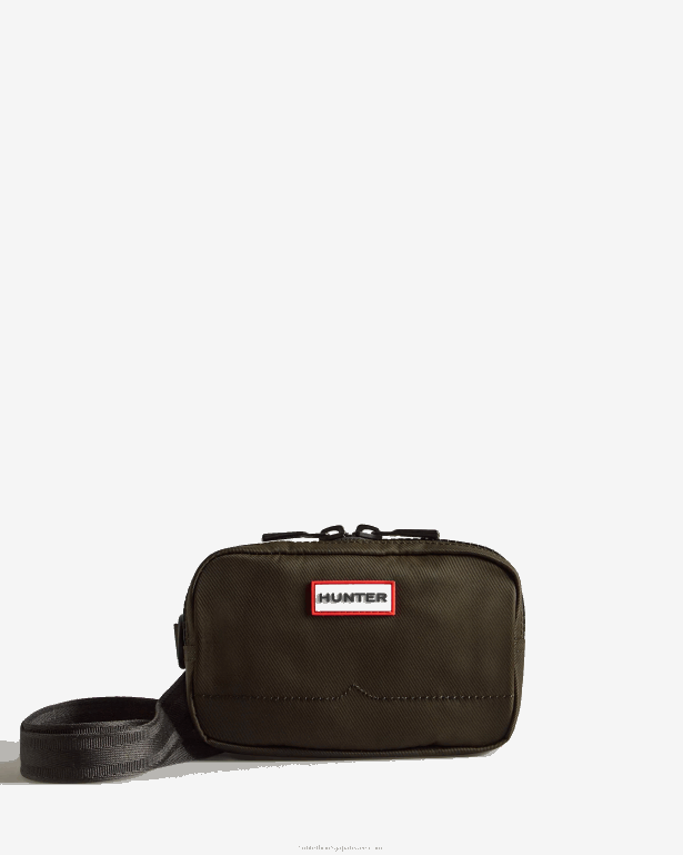男性 Hunter ダークオリーブ ナイロンキーパーフォンポーチ 8460V456