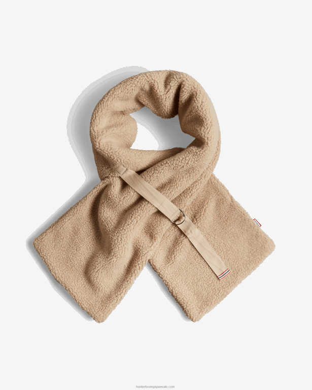 男性 Hunter 白い柳 ワンダラー ビーガン ムートン プルスルー スカーフ 8460V496