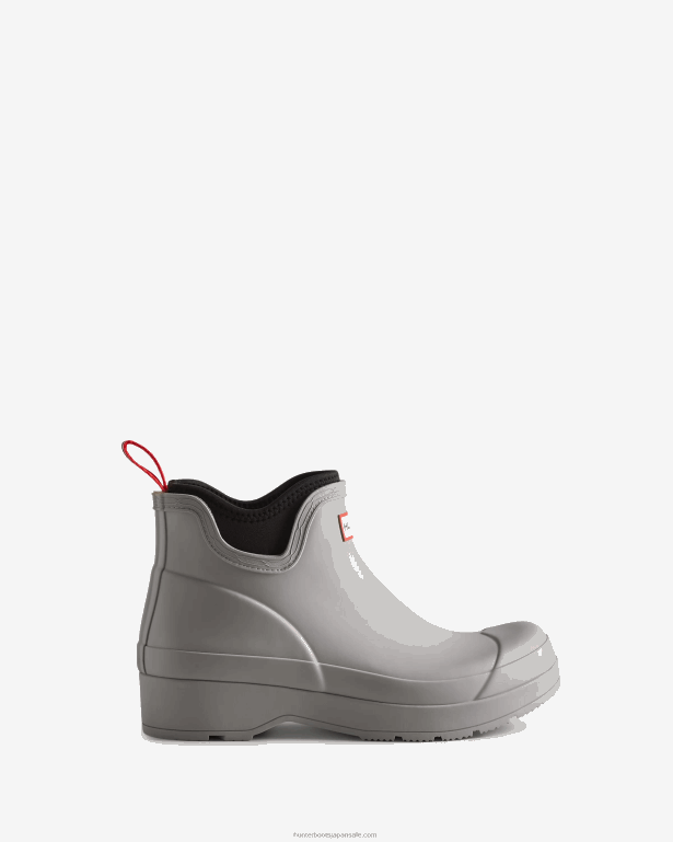 男性 Hunter スティールライトグレー プレイネオプレンチェルシーブーツ 8460V521