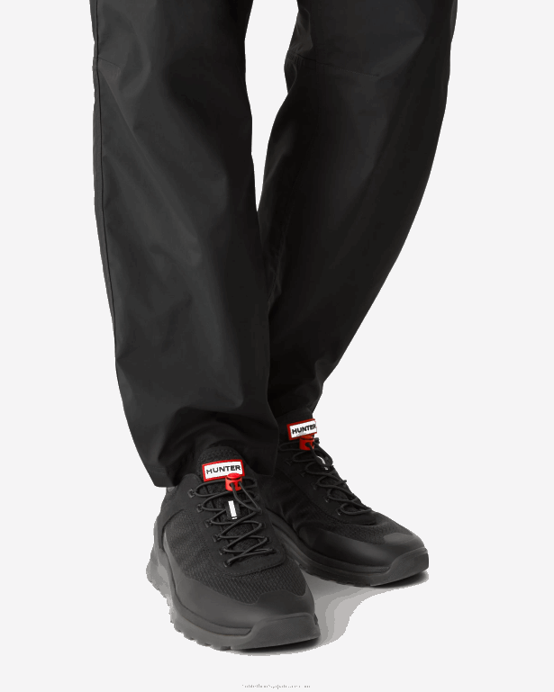 男性 Hunter 黒 トラベルスニーカー 8460V570