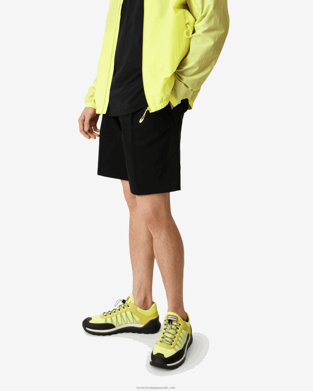 男性 Hunter ピリッとしたイエロー/シェードホワイト/ブラック トラベルスニーカー 8460V585
