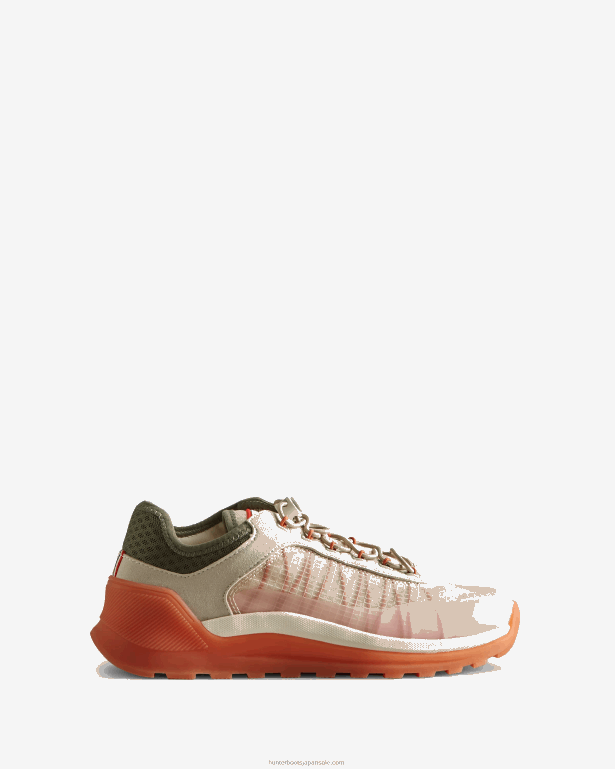 女性 Hunter シェードホワイト/地衣類 grn/スキミングストーン/コーラルシェード トラベルスニーカー 8460V114